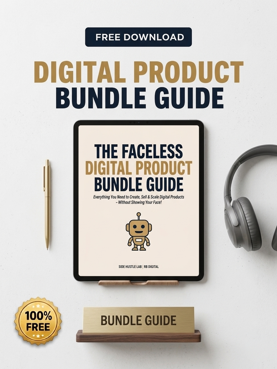 The Faceless Digital Product Bundle Guide